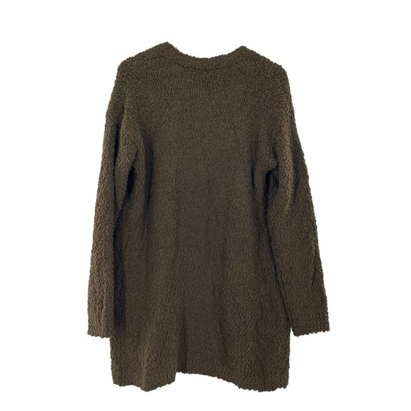 NWT BOBEAU Women's Open Front Cardigan - (Olive, Medium) - Picture 3 of 5